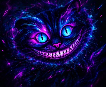 Personagem da trilha Gato de Cheshire